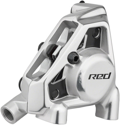 SRAM RED eTap AXS Hydraulic Disc Brake Caliper Assembly - Front or Rear Flat Mount Silver E1