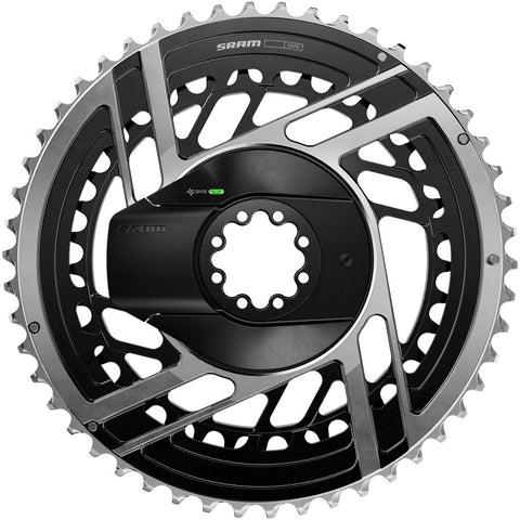 SRAM RED AXS 2x Power Meter Chainring Kit - 56/43t 2x12-Speed 8-Bolt Direct Mount Black/Silver E1