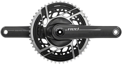 SRAM RED Crankset - 172.5mm 2x 12-Speed 46/33t 8-Bolt Direct Mount DUB Spindle Interface Natural Carbon E1