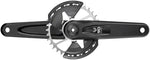 SRAM Eagle 90 T-Type Wide Crankset - 175mm 12-Speed 32t Chainring Direct Mount 2-Guards DUB Spindle Interface Black/Silver
