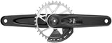 SRAM Eagle 90 T-Type Wide Crankset - 160mm 12-Speed 32t Chainring Direct Mount 2-Guards DUB Spindle Interface Black/Silver