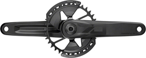 SRAM Eagle 70 T-Type Wide Crankset - 170mm 12-Speed 32t Chainring Direct Mount 2-Guards DUB Spindle Interface Black
