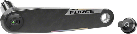 SRAM Force AXS Wide Left Crank Arm and Power Meter Spindle Assembly - 160mm 12/13-Speed DUB PM Spindle Carbon E1