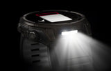 Garmin fenix 8 Smartwatch - 51mm Solar Sapphire Carbon Gray DLC Titanium with Black/Pebble Gray Silicone
