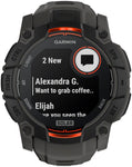 Garmin Instinct 3 50mm Solar Black with Charcoal Band