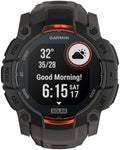 Garmin Instinct 3 50mm Solar Black with Charcoal Band
