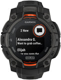 Garmin Instinct 3 45mm Solar Black with Black Band