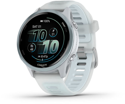 Garmin Forerunner 570 SmartWatch - 42mm Whitestone/Cloud Blue