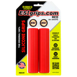 ESI MTB Ribbed Chunky Silicone Grips, Red