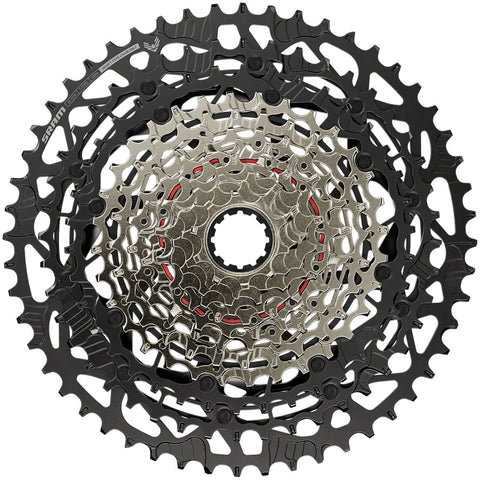 SRAM Eagle T-Type XS-1270 Cassette - 12-Speed 10-52t For HG (8-10) Driver Silver/Black