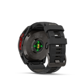 Garmin fenix 8, 51 mm, MicroLED, Sapphire, Carbon Gray DLC Titanium with Black/Pebble Gray Silicone Band