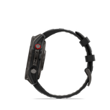 Garmin fēnix 8 Pro – 47 mm, AMOLED, Sapphire, Carbon Gray DLC Titanium with Black/Pebble Gray Silicone Band