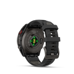 Garmin fēnix 8 Pro – 47 mm, AMOLED, Sapphire, Carbon Gray DLC Titanium with Black/Pebble Gray Silicone Band