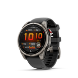 Garmin fēnix 8 Pro – 47 mm, AMOLED, Sapphire, Titanium with Graphite/Black Silicone Band