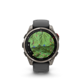Garmin fēnix 8 Pro – 47 mm, AMOLED, Sapphire, Titanium with Graphite/Black Silicone Band