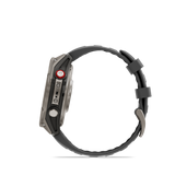 Garmin fēnix 8 Pro – 47 mm, AMOLED, Sapphire, Titanium with Graphite/Black Silicone Band