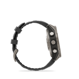 Garmin fēnix 8 Pro – 47 mm, AMOLED, Sapphire, Titanium with Graphite/Black Silicone Band