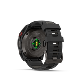 Garmin fēnix 8 Pro – 51 mm, AMOLED, Sapphire, Carbon Gray DLC Titanium with Black/Pebble Gray Silicone Band