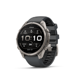 Garmin fenix 9 Pro – 47 mm Titanium with Graphite/Black Silicone Band