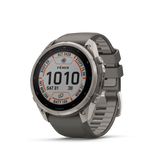 Garmin fenix 9 Pro – inReach, 51 mm Titanium with Pebble Gray/Silver Gray Silicone Band