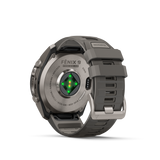 Garmin fenix 9 Pro – inReach, 51 mm Titanium with Pebble Gray/Silver Gray Silicone Band