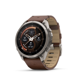 Garmin fenix 9 Pro – inReach, 51 mm Titanium with Walnut Leather Band