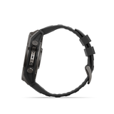 Garmin fenix 9 – 51 mm Carbon Gray DLC Titanium with Black Silicone Band