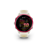 Garmin Forerunner 570 - 42mm  Raspberry Aluminum with Translucent Bone/Mango Band