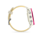 Garmin Forerunner 570 - 42mm  Raspberry Aluminum with Translucent Bone/Mango Band