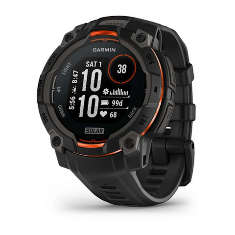Garmin Instinct 3 45mm Solar Black with Black Band