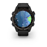 Garmin Descent Mk3i 43 mm  Carbon Gray DLC Titanium with Black Silicone Band