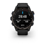 Garmin Descent Mk3i 43 mm  Carbon Gray DLC Titanium with Black Silicone Band