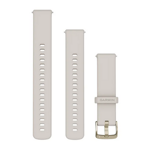 Garmin Quick Release Bands (18 mm)  Ivory with Soft Gold Hardware