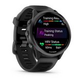 Garmin Forerunner 570 - 47mm  Slate Gray Aluminum with Translucent Black Black Band