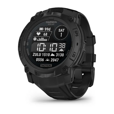 Garmin Instinct 3 - 50 mm, Solar, Tactical Edition Black with Black Band