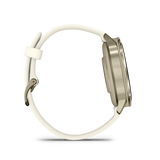 Garmin Venu 4 – 41 mm Lunar Gold with Bone Silicone Band