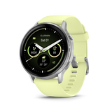 Garmin Venu 4 – 45 mm Silver with Citron Silicone band