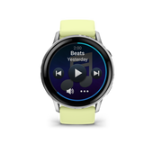 Garmin Venu 4 – 45 mm Silver with Citron Silicone band