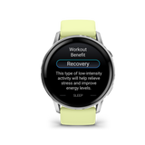 Garmin Venu 4 – 45 mm Silver with Citron Silicone band