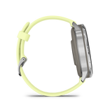 Garmin Venu 4 – 45 mm Silver with Citron Silicone band