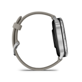 Garmin Venu 4 – 45 mm  Silver with Silver Gray Silicone Band