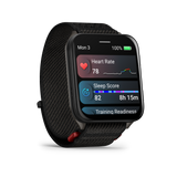 Garmin Venu X1 Black with Slate Titanium Caseback and Black ComfortFit Nylon Band