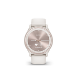 Garmin vívomove Sport, Ivory Case and Silicone Band with Peach Gold Accents