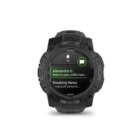 Garmin Instinct 3, 50 mm, AMOLED, Tactical Edition  Black with Black Band