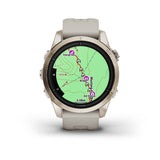 Garmin epix Pro (Gen 2), Sapphire Edition  42 mm, Soft Gold with Light Sand Band