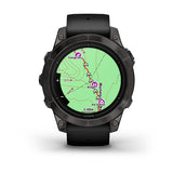 Garmin epix Pro (Gen 2), Sapphire Edition  47 mm, Carbon Gray DLC Titanium with Black Band