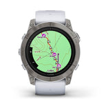 Garmin epix Pro (Gen 2), Sapphire Edition  51 mm, Titanium with Whitestone Band