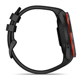 Garmin Approach S70, 47 mm, Black/Red Ceramic Bezel with Black Silicone Band