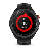 Garmin Approach S70, 47 mm, Black/Red Ceramic Bezel with Black Silicone Band