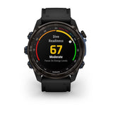Garmin Descent Mk3i, 51 mm, Carbon Gray DLC Titanium with Black Silicone Band